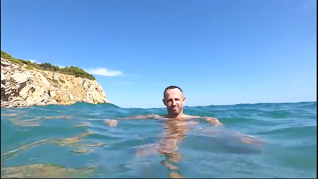 hot guys having horny fun in the ocean gaysex amateur video